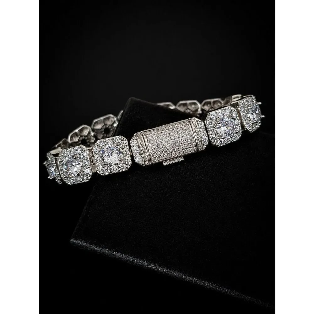 Silver Ice Tray Bracelet